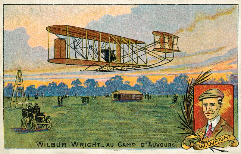 Wilbur Wright leci na Camp d