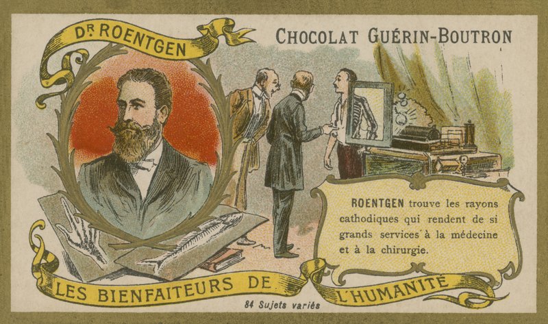 Wilhelm Roentgen, niemiecki fizyk, który odkrył promieniowanie rentgenowskie autorstwa French School