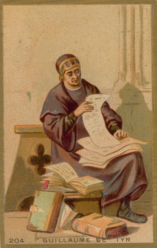 Wilhelm Tyrski, średniowieczny prałat i kronikarz autorstwa French School