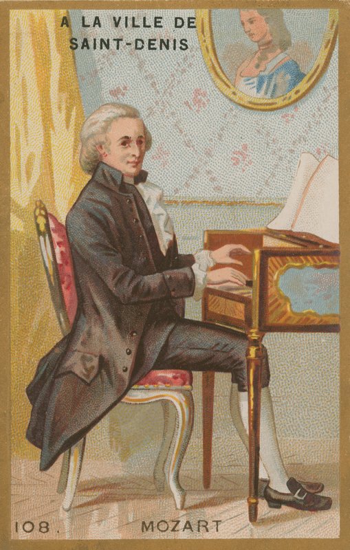 Wolfgang Amadeus Mozart, XVIII-wieczny austriacki kompozytor muzyki klasycznej autorstwa French School
