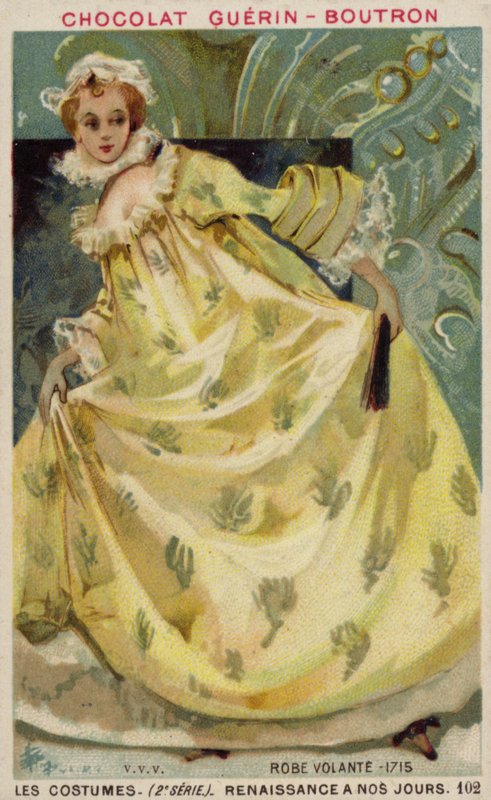 Sukienka damska, 1715 autorstwa French School