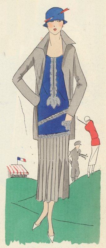 Damski strój golfowy marki Augusta Bernard autorstwa French School
