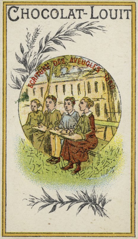 Pisanie dla niewidomych, 1830 autorstwa French School