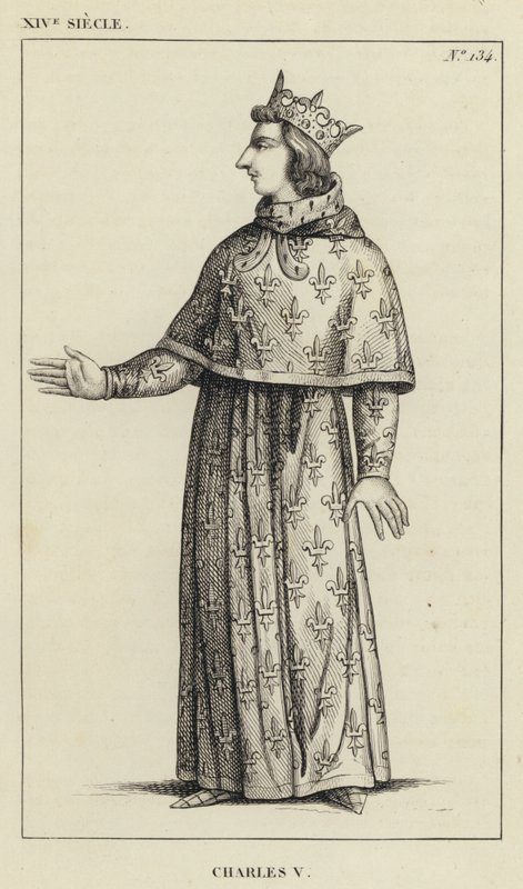 XIV Siecle, Karol V (rycina) autorstwa French School