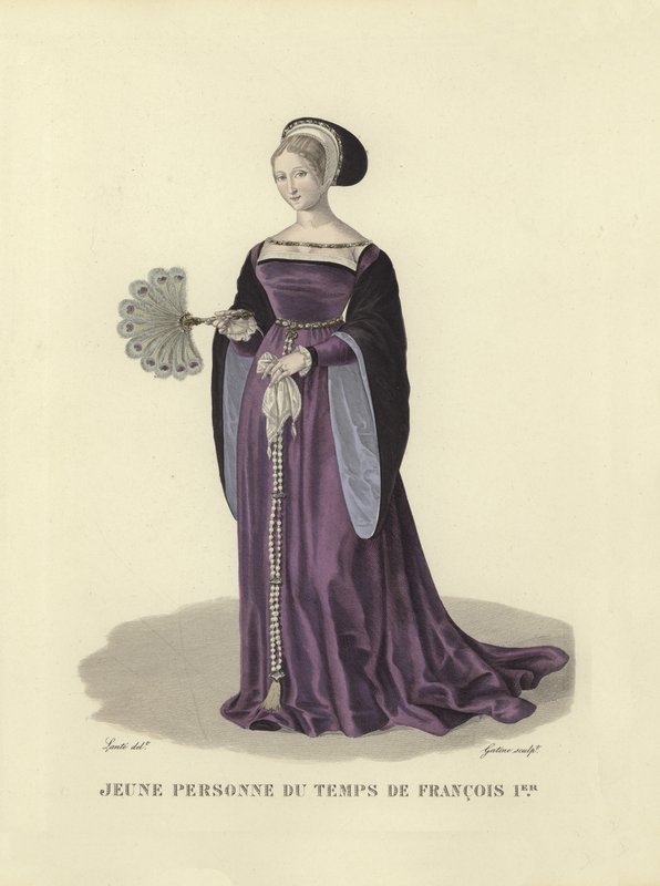 Młoda dama z czasów króla Franciszka I Francji autorstwa French School