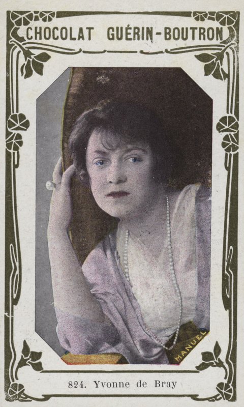 Yvonne de Bray (kolorowe zdjęcie) autorstwa French School
