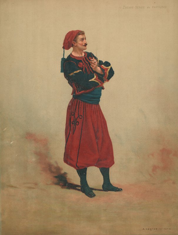 Sukienka Zouave autorstwa French School