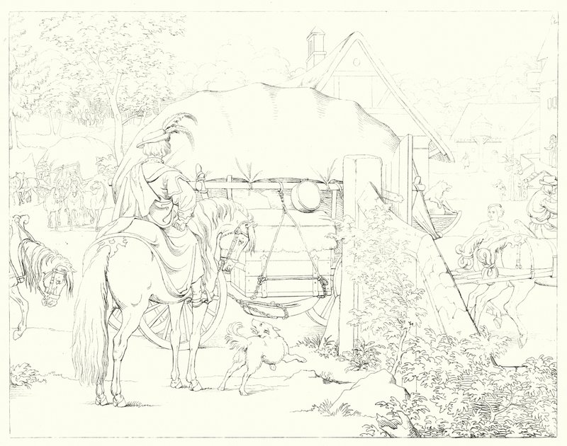 Ilustracja do Lied von der Glocke Schillera, czyli Pieśni dzwonów (rycina) autorstwa Friedrich August Moritz Retzsch