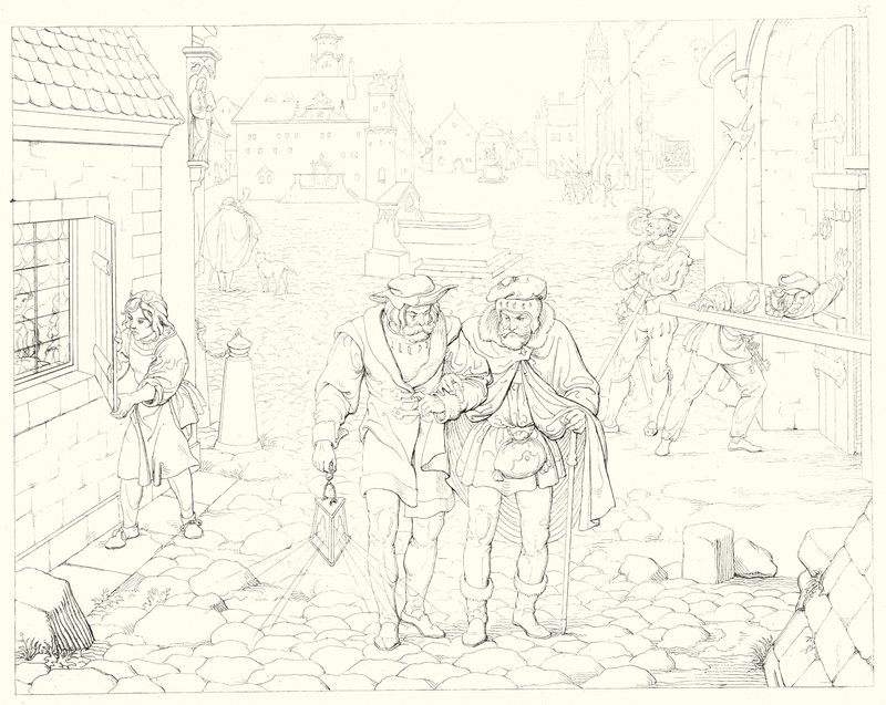 Ilustracja do Lied von der Glocke Schillera, czyli Pieśni dzwonów (rycina) autorstwa Friedrich August Moritz Retzsch