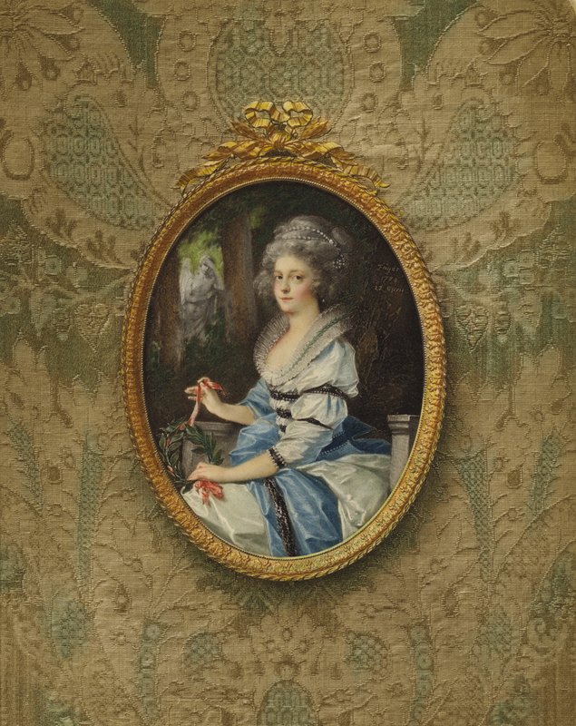 Portret księżniczki Elżbiety Wilhelminy Luizy, córki księcia Eugeniusza Wirtembergii, 1788 autorstwa Friedrich Heinrich Fuger