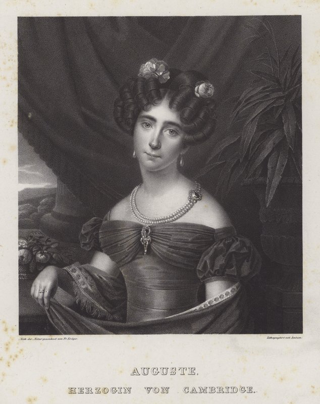 Augusta, księżna Cambridge (lito) autorstwa Friedrich Jentzen