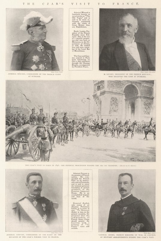 Wizyta cara we Francji autorstwa G.S. Amato
