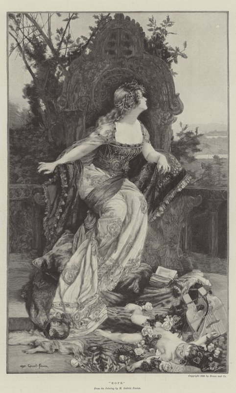 Nadzieja autorstwa Gabriel Joseph Marie Augustin Ferrier
