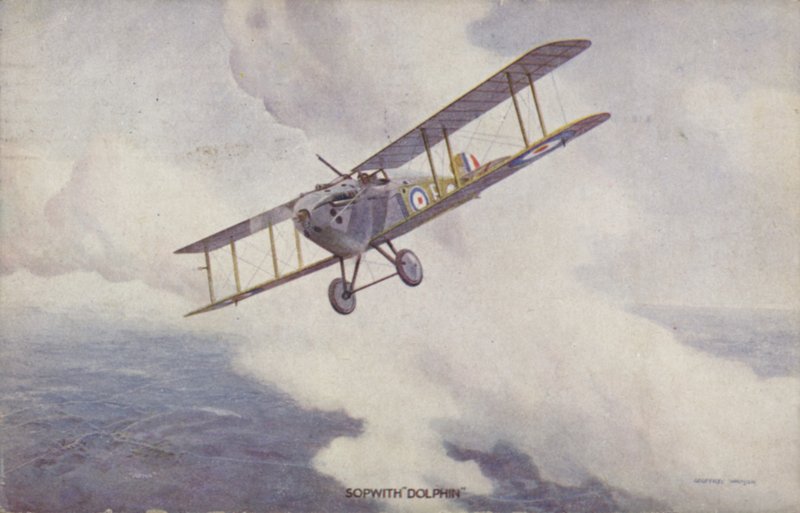 Samolot myśliwski Sopwith Dolphin (kolor lito) autorstwa Geoffrey (after) Watson