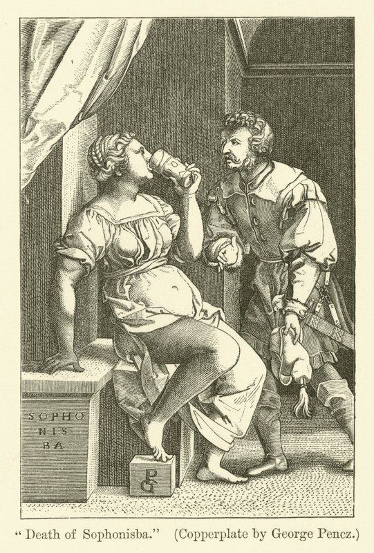 Śmierć Sofonisby autorstwa Georg Pencz