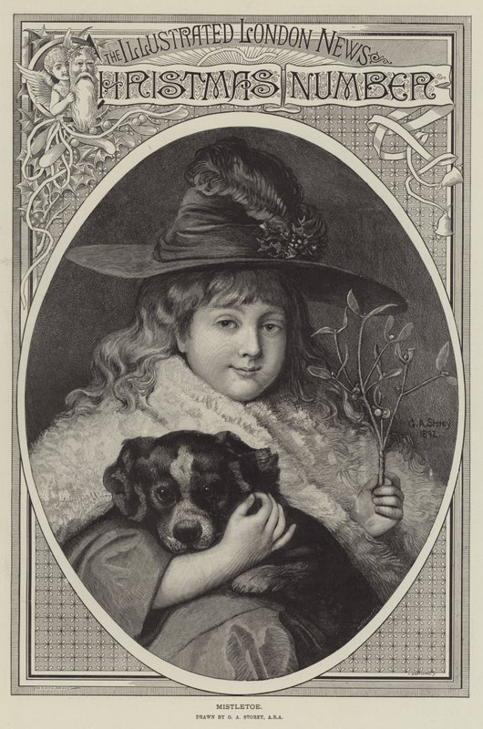 Jemioła autorstwa George Adolphus Storey