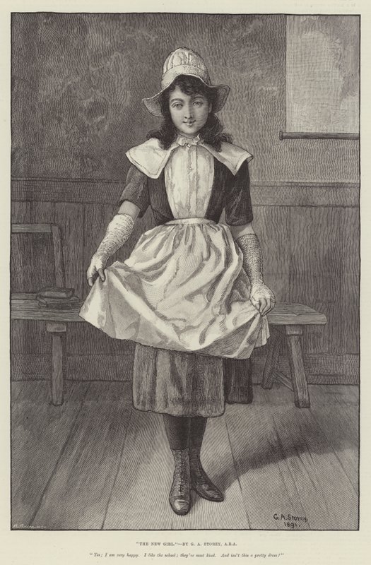 Nowa dziewczyna autorstwa George Adolphus Storey
