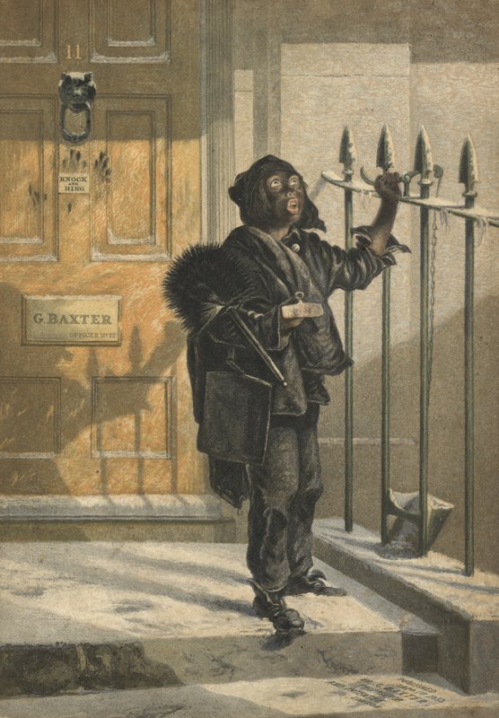 Poranny telefon autorstwa George Baxter