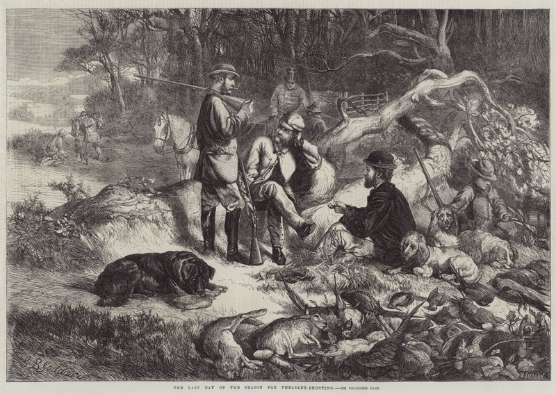 Ostatni dzień sezonu na strzelanie do bażantów autorstwa George Bouverie Goddard