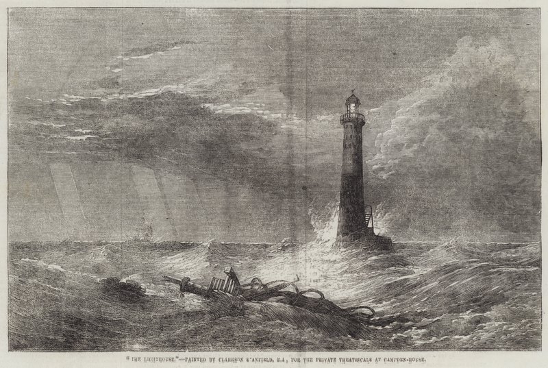 Latarnia morska autorstwa George Clarkson Stanfield