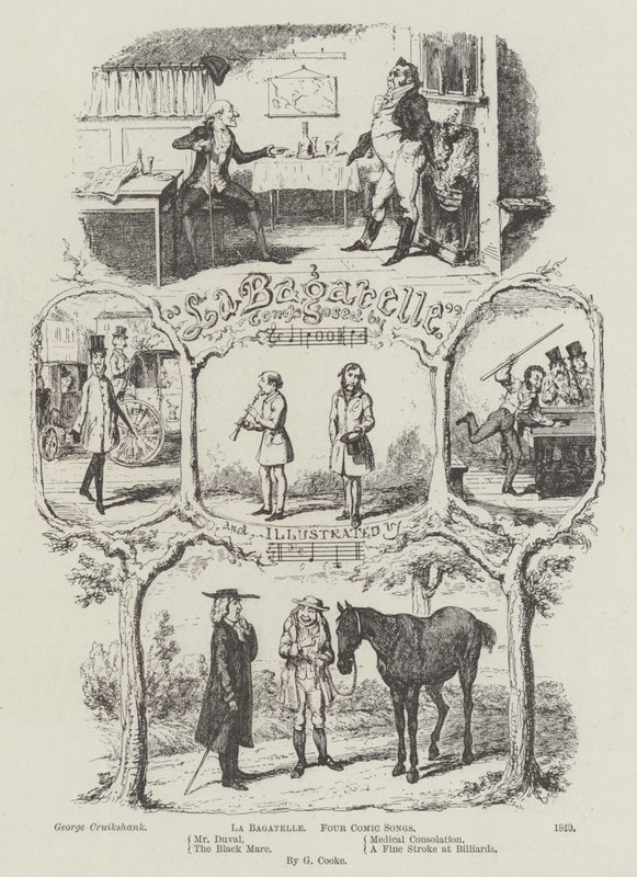 Bagatelle autorstwa George Cruikshank