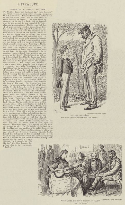 Marsjanin, Georges du Maurier autorstwa George du Maurier