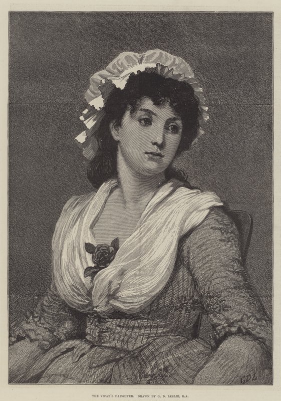 Córka Pastora autorstwa George Dunlop Leslie