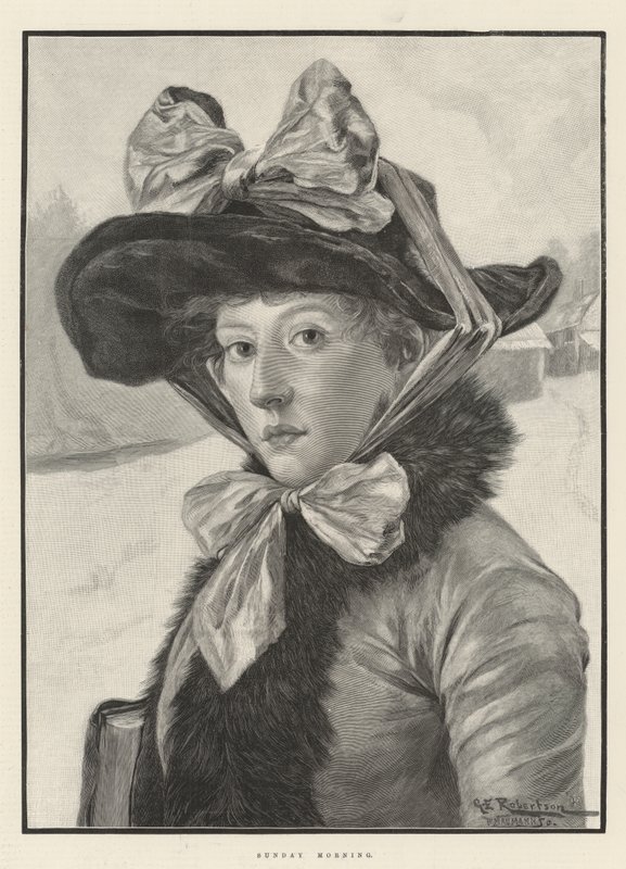 Niedzielny poranek autorstwa George Edward Robertson