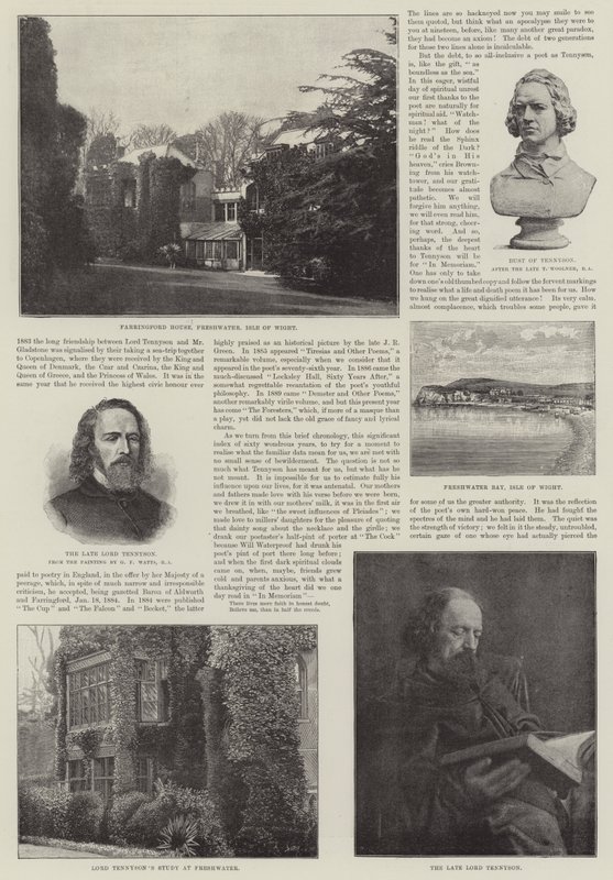 Alfred, Baron Tennyson, Poeta Laureat autorstwa George Frederick Watts
