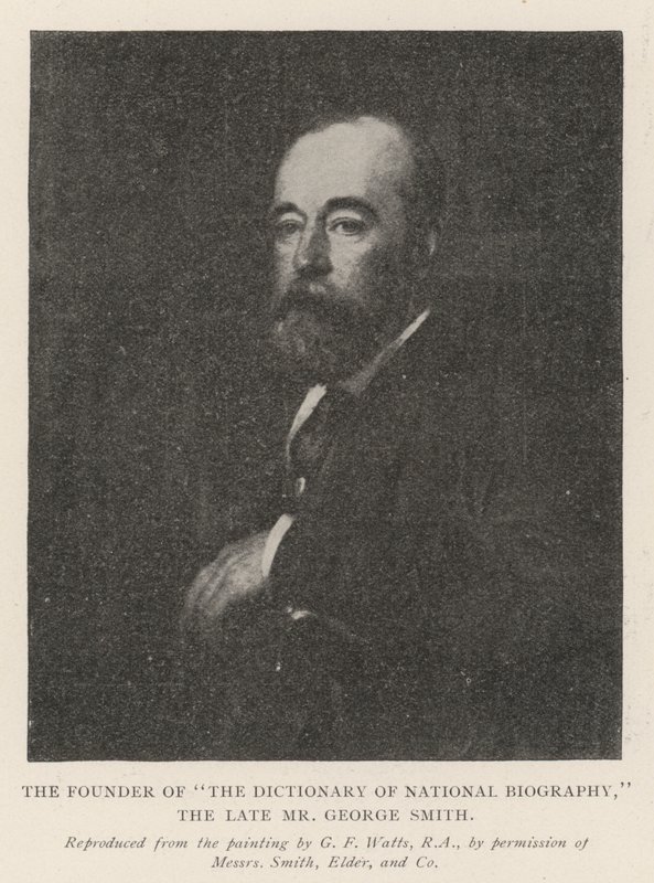 Założyciel The Dictionary of National Biography, zmarły pan George Smith autorstwa George Frederick Watts