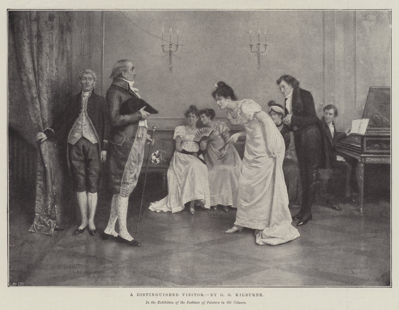 Dostojny Gość autorstwa George Goodwin Kilburne