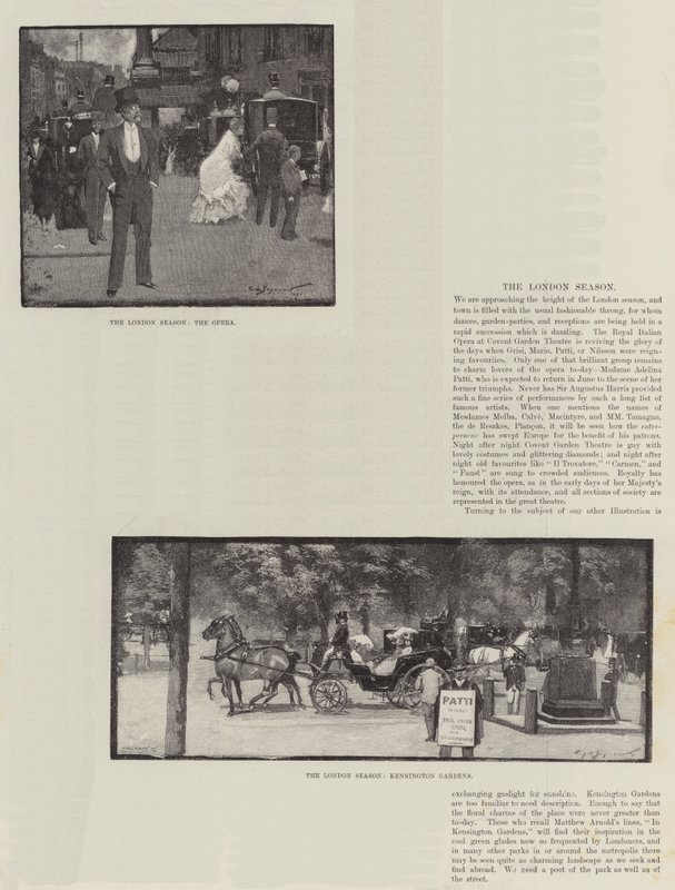 Sezon w Londynie autorstwa George L. Seymour