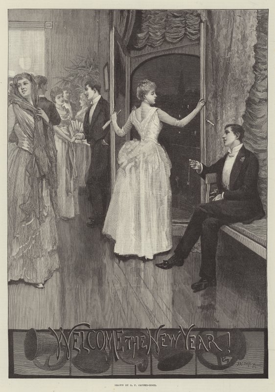 Powitaj Nowy Rok autorstwa George Percy Jacomb Hood