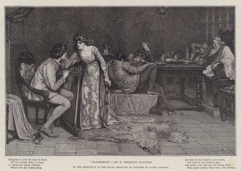 Szklane gerion autorstwa George Sheridan Knowles