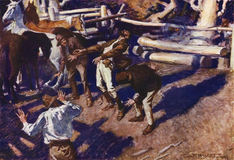 Ilustracja do Romansu o Imperium, Australia autorstwa George Washington Lambert