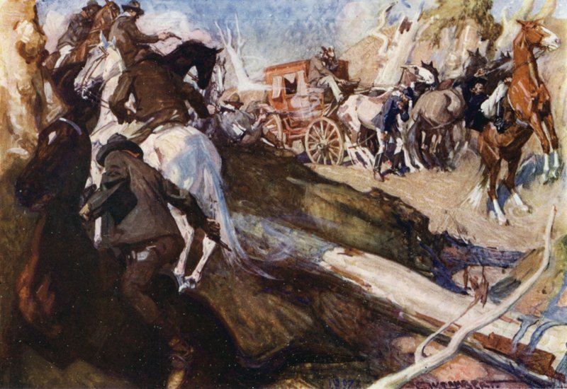 Ilustracja do Romansu o Imperium, Australia autorstwa George Washington Lambert