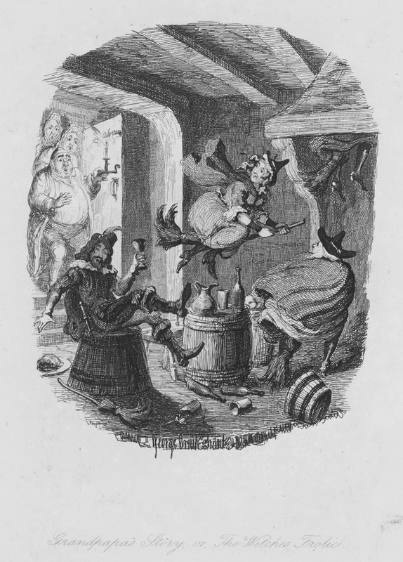 Opowieść dziadka lub igraszki na czarownice (rycina) autorstwa George (after) Cruikshank