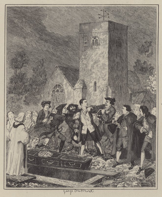 Ilustracja do Jacka Shepparda (grafika) autorstwa George (after) Cruikshank