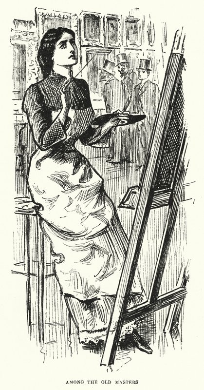 Ilustracja do Trilby autorstwa George du Maurier (grafika) autorstwa George (after) Du Maurier