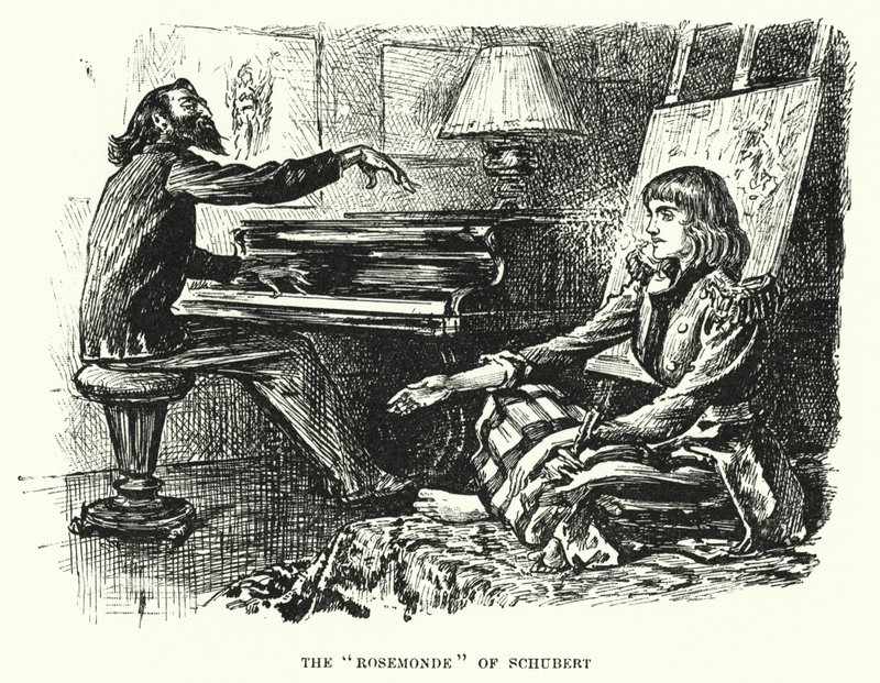 Ilustracja do Trilby autorstwa George du Maurier (grafika) autorstwa George (after) Du Maurier