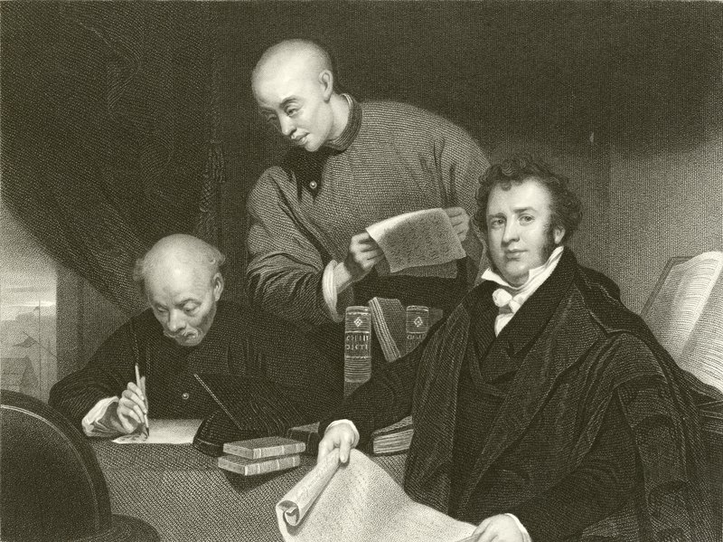 Wielebny Robert Morrison autorstwa George Chinnery
