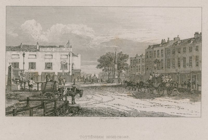 Tottenham High Cross, Londyn autorstwa George Cooke