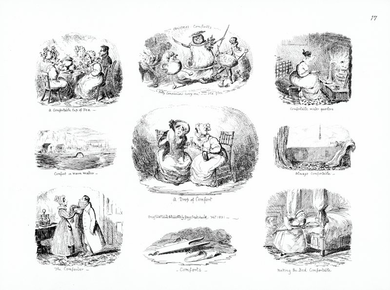 Komfort (grawerowanie) autorstwa George Cruikshank