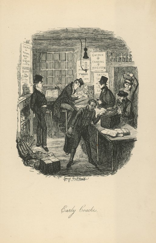 Wcześni trenerzy autorstwa George Cruikshank