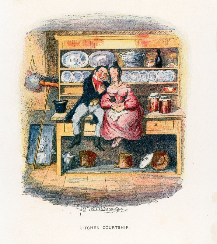Ilustracja na ciężkie czasy autorstwa George Cruikshank