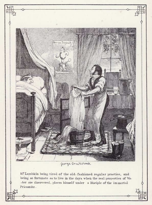 Ilustracja do książki Własna licencjata, czyli postępy pana Lambkina (Gent) (rycina) autorstwa George Cruikshank