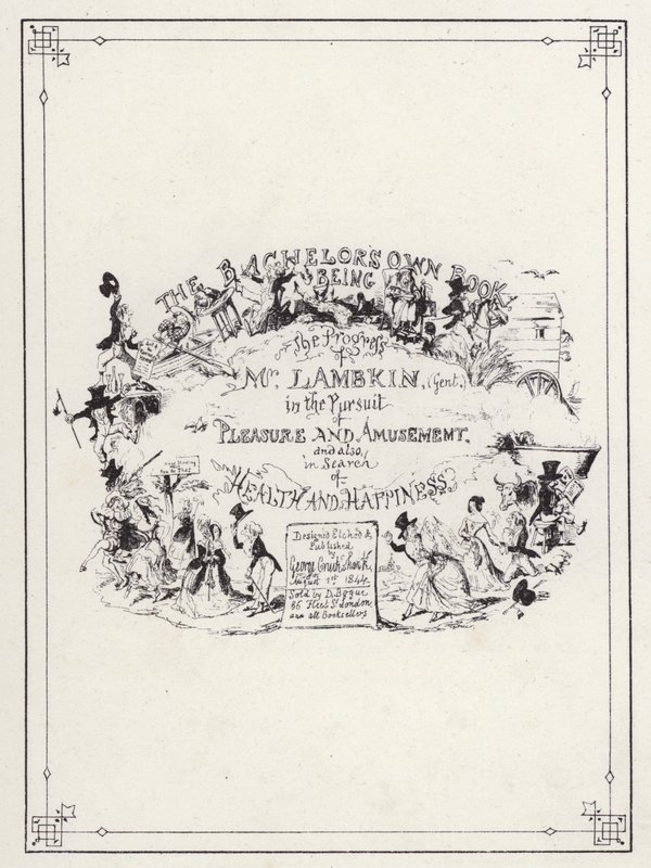 Ilustracja do książki Własna licencjata, czyli postępy pana Lambkina (Gent) (rycina) autorstwa George Cruikshank
