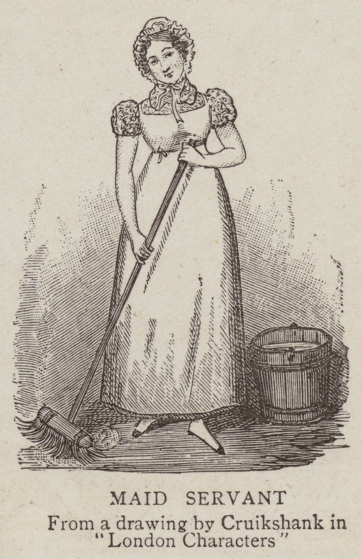 Pokojówka autorstwa George Cruikshank