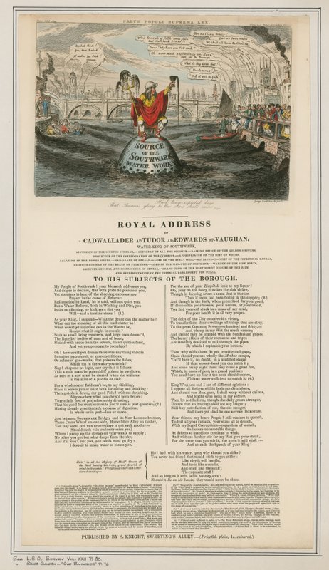 Wodociągi w Southwark autorstwa George Cruikshank