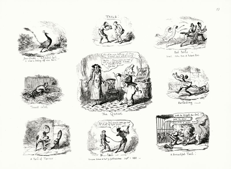 Ogony (grawerowanie) autorstwa George Cruikshank